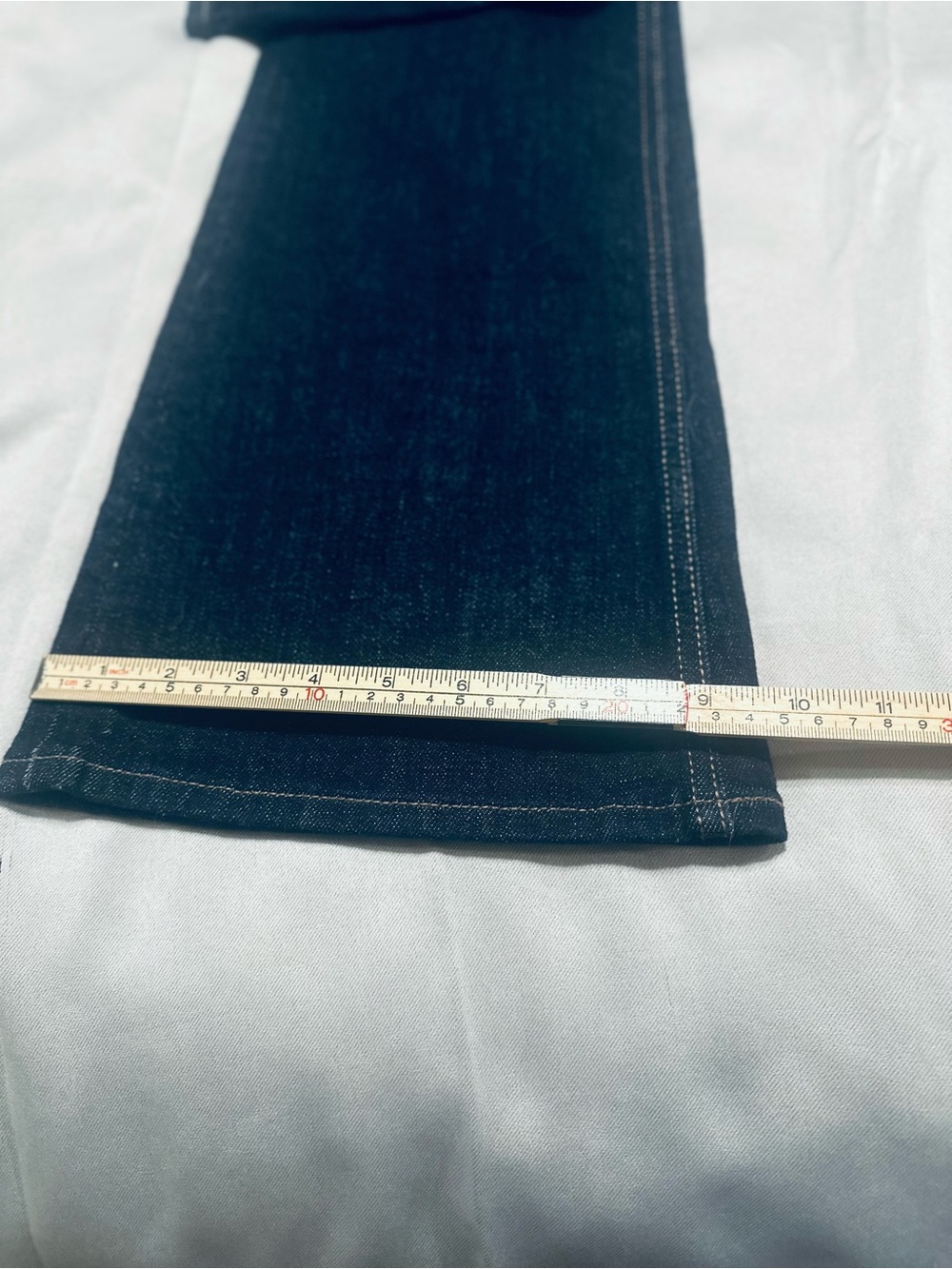 Rare!! Anna Sui Jeans NEW Bootcut Mid Rise Dark Blue Size 4 - Picture 10 of 10